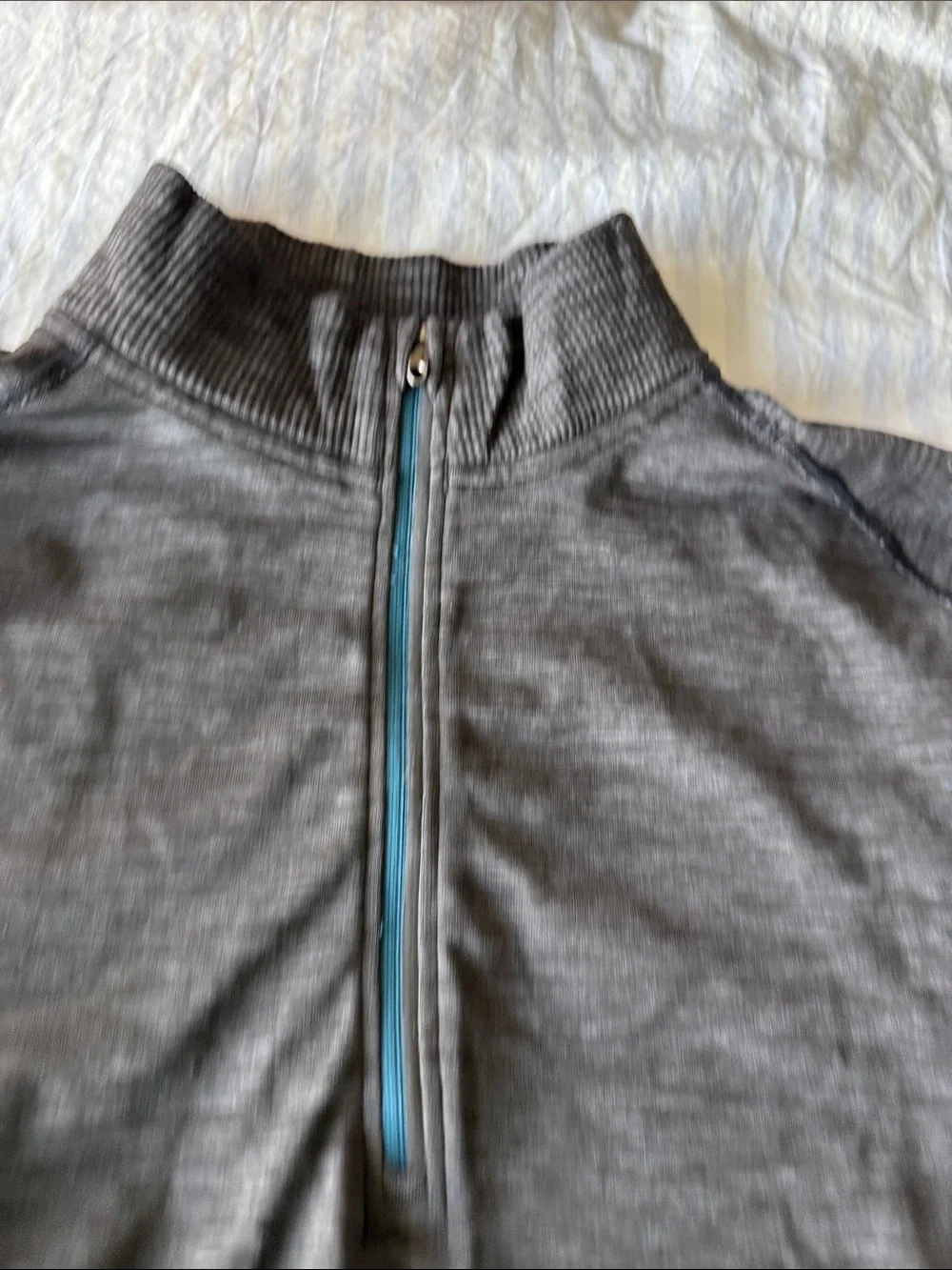 Men's Quarter-Zip Performance Sweater - Gray
